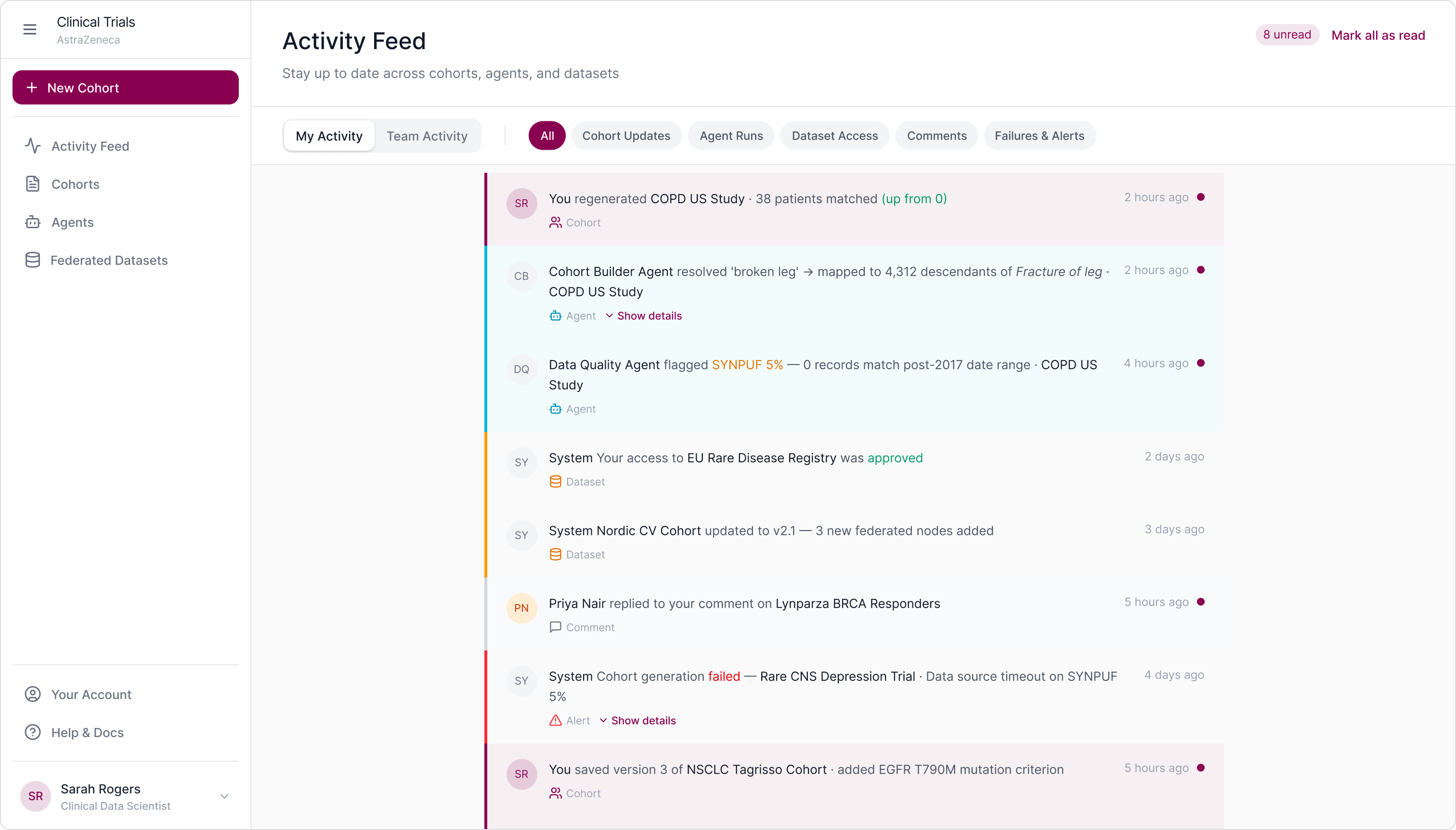 Clinical Trial Design Platform, AstraZeneca — screen 11